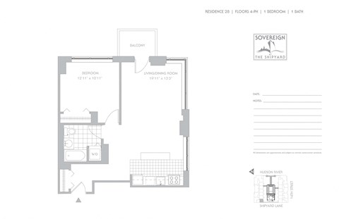 a floor plan of a house with floor plans of different rooms
